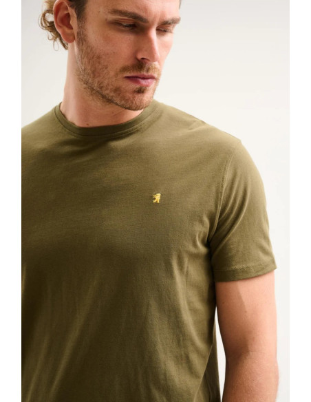 Jaggy t-shirt in jersey con logo ricamo Sahara JMT004DJ102261 [dbeea785]