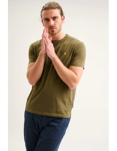 Jaggy t-shirt in jersey con logo ricamo Sahara JMT004DJ102261 [6cf36681]
