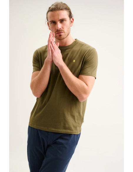 Jaggy t-shirt in jersey con logo ricamo Sahara JMT004DJ102261 [6cf36681]