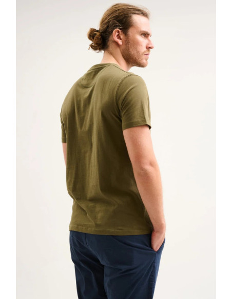 Jaggy t-shirt in jersey con logo ricamo Sahara JMT004DJ102261 [69a3219f]