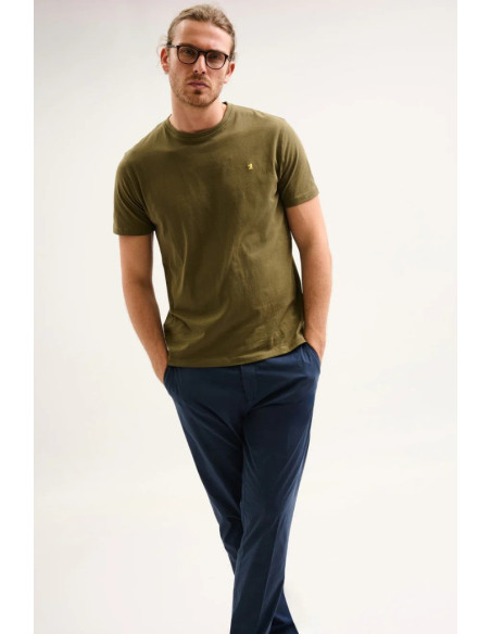 Jaggy t-shirt in jersey con logo ricamo Sahara JMT004DJ102261 [debee09b]