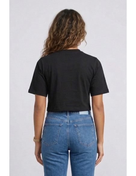 Drop Season 2 t-shirt cropped in cotone SS26W511 [6bcebe31]