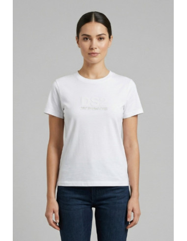 Drop Season 2 t-shirt in cotone con logo SS26W515 [30e47a3d]