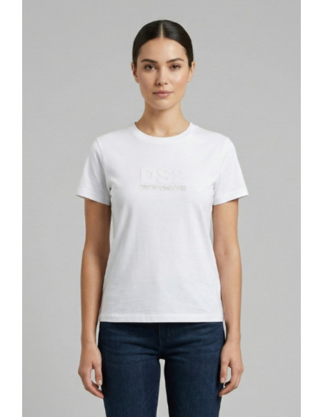 Drop Season 2 t-shirt in cotone con logo SS26W515 [30e47a3d]
