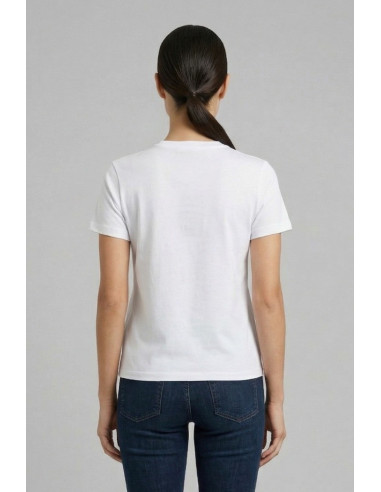 Drop Season 2 t-shirt in cotone con logo SS26W515 [e9c23930]