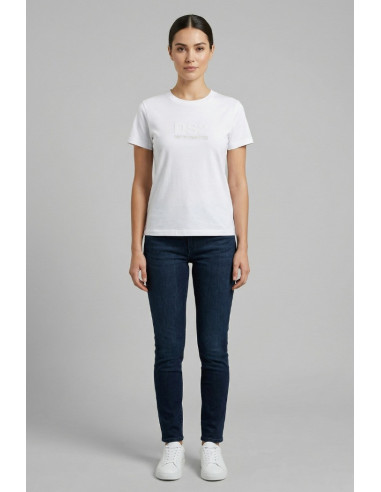 Drop Season 2 t-shirt in cotone con logo SS26W515 [5edff834]