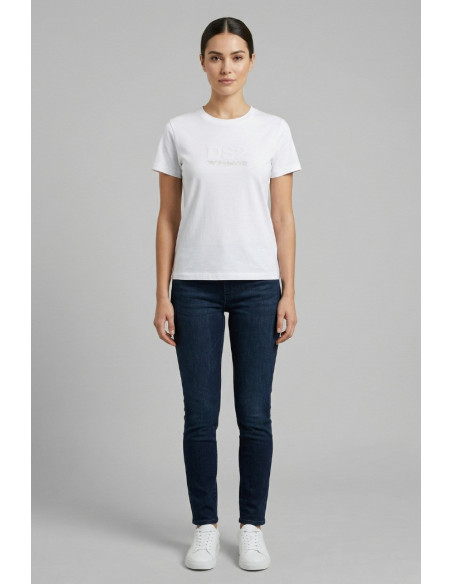 Drop Season 2 t-shirt in cotone con logo SS26W515 [5edff834]
