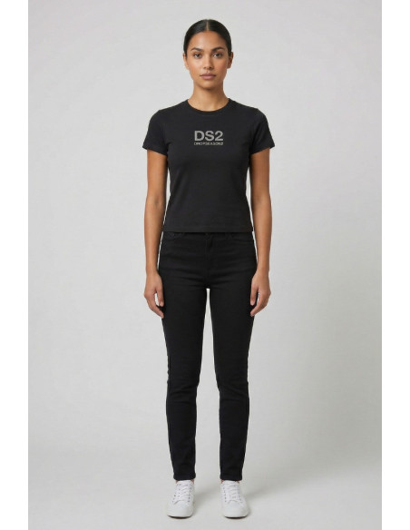 Drop Season 2 t-shirt in cotone con logo SS26W515 [75dd40b8]
