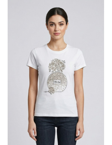 Markup t-shirt in cotone con strass MW1610024 [f6af86ca]