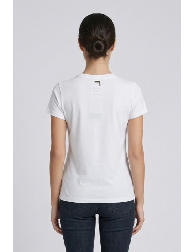 Markup t-shirt in cotone con strass MW1610024 [2f89c5c7]