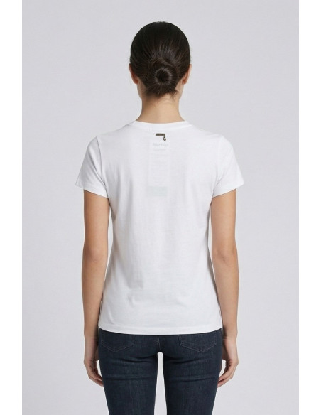 Markup t-shirt in cotone con strass MW1610024 [2f89c5c7]