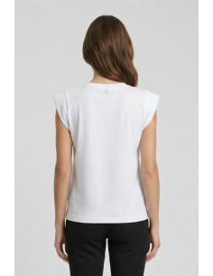 Fresh Flower t-shirt smanicata in cotone filo di scozia FD557 [2bf5f7d3] 2