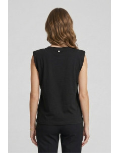 Fresh Flower t-shirt smanicata in cotone filo di scozia FD557 [00f74f5f] 2