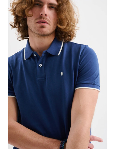 Jaggy polo in piquet con logo ricamo e riga a contrasto Sidney JMD009DN102261 [7b689d62]