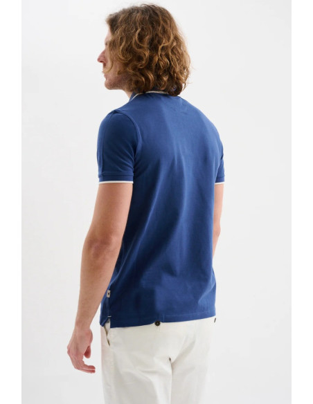 Jaggy polo in piquet con logo ricamo e riga a contrasto Sidney JMD009DN102261 [7e38da7c]