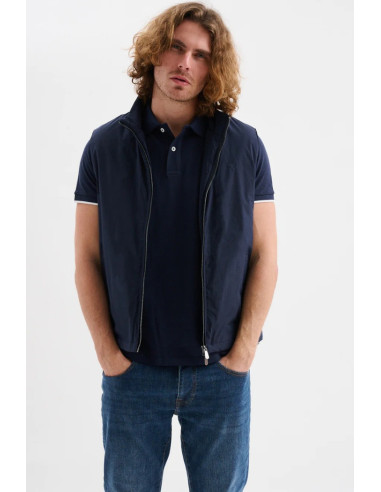 Jaggy polo in piquet con logo ricamo e riga a contrasto Sidney JMD009DN102261 [c5b43501]