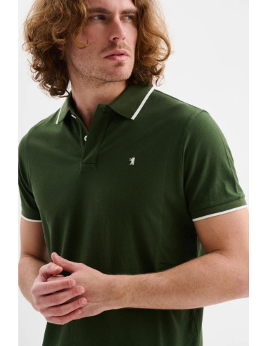 Jaggy polo in piquet con logo ricamo e riga a contrasto Sidney JMD009DN102261 [6e504f9f]