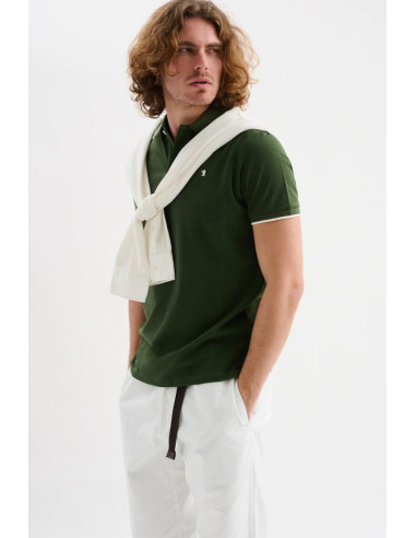 Jaggy polo in piquet con logo ricamo e riga a contrasto Sidney JMD009DN102261 [dc1dc985]