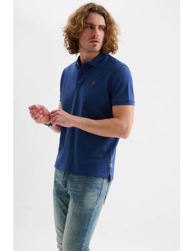 Jaggy polo in piquet con logo ricamo Melbourne NJD008DN102 [643cc4fe]