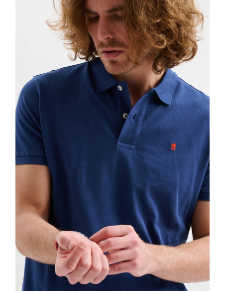 Jaggy polo in piquet con logo ricamo Melbourne NJD008DN102 [d32105fa]