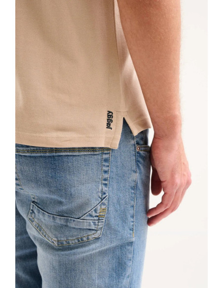 Jaggy polo in piquet con logo ricamo Melbourne NJD008DN102 [d235b096]