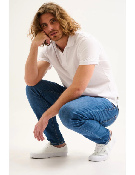 Jaggy polo in piquet con logo ricamo Melbourne NJD008DN102 [2fc55492]