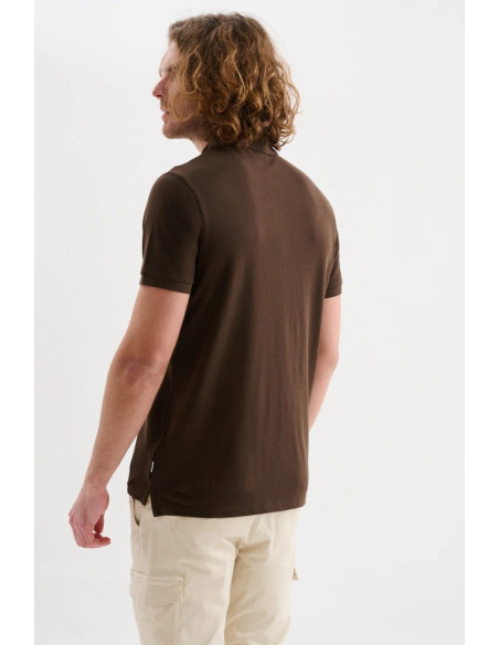 Jaggy polo in piquet con logo ricamo Melbourne NJD008DN102 [18fc7b70]