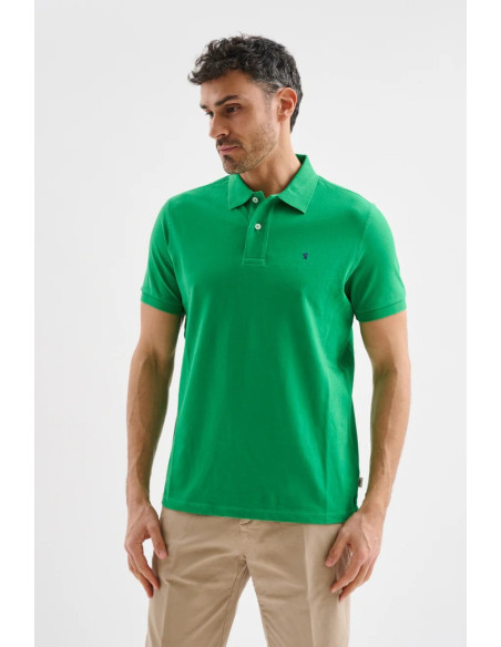 Jaggy polo in piquet con logo ricamo Melbourne NJD008DN102 [7454511d]