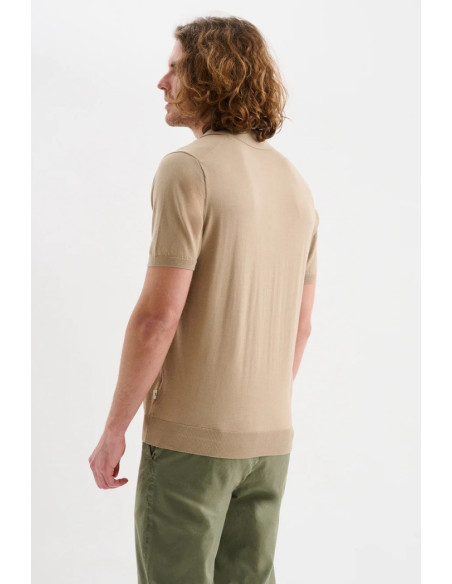 Jaggy polo derby in filo con logo Dousa JMD053DZ144261 [1d255989]