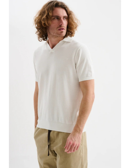 Jaggy polo derby in filo con logo Dousa JMD053DZ144261 [8bbe789a]