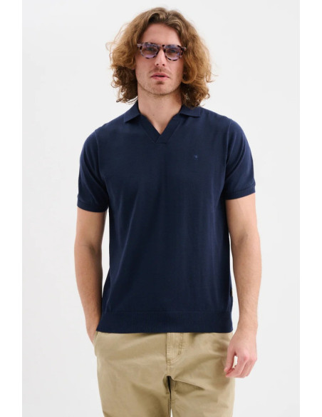 Jaggy polo derby in filo con logo Dousa JMD053DZ144261 [c9868191]