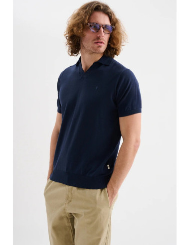 Jaggy polo derby in filo con logo Dousa JMD053DZ144261 [10a0c29c]