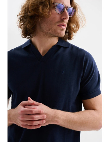 Jaggy polo derby in filo con logo Dousa JMD053DZ144261 [a7bd0398]