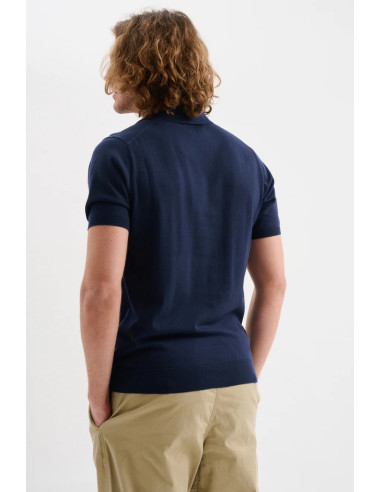 Jaggy polo derby in filo con logo Dousa JMD053DZ144261 [a2ed4486]