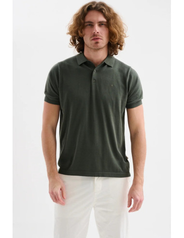 Jaggy polo in filo con logo ricamo Drake JMD054DZ144261 [79214298]