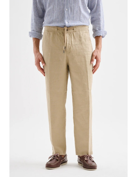 Jaggy pantalone con laccio in lino Bruce JMP033KSC101261 [ec967ff3]