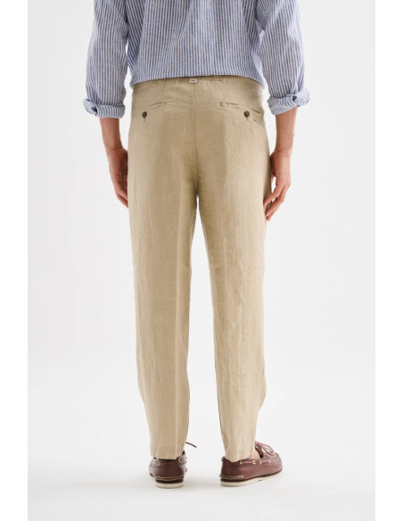 Jaggy pantalone con laccio in lino Bruce JMP033KSC101261 [82adfdfa]