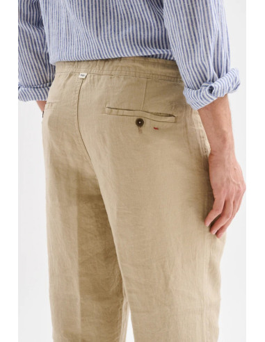 Jaggy pantalone con laccio in lino Bruce JMP033KSC101261 [87fdbae4]