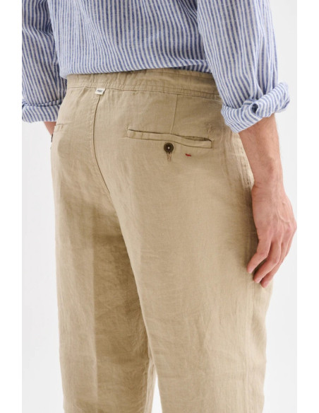 Jaggy pantalone con laccio in lino Bruce JMP033KSC101261 [87fdbae4]