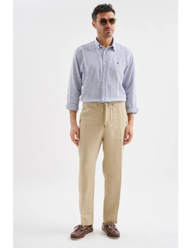 Jaggy pantalone con laccio in lino Bruce JMP033KSC101261 [30e07be0]