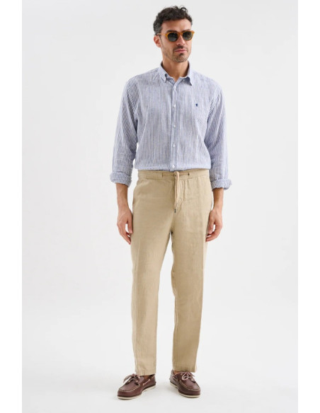 Jaggy pantalone con laccio in lino Bruce JMP033KSC101261 [30e07be0]