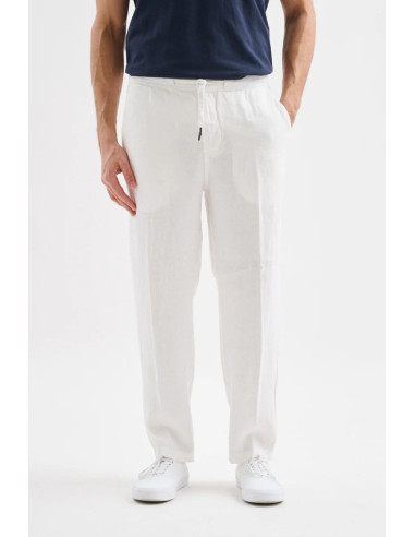 Jaggy pantalone con laccio in lino Bruce JMP033KSC101261 [c840d8fa]