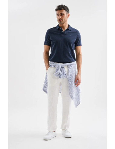 Jaggy pantalone con laccio in lino Bruce JMP033KSC101261 [1436dce9]