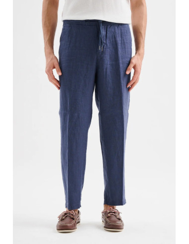 Jaggy pantalone con laccio in lino Bruce JMP033KSC101261 [535e62fc]