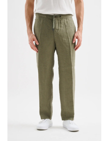 Jaggy pantalone con laccio in lino Bruce JMP033KSC101261 [4af79e78]