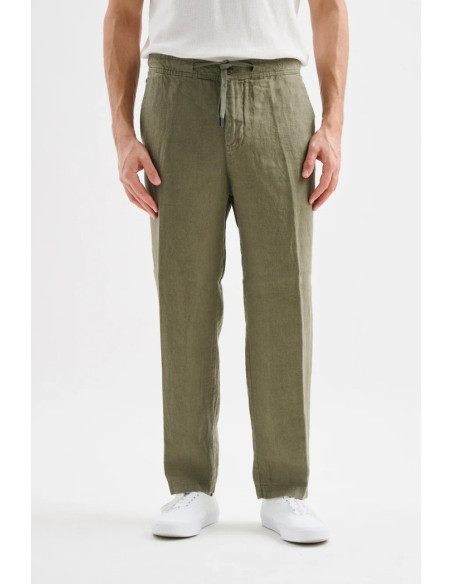 Jaggy pantalone con laccio in lino Bruce JMP033KSC101261 [4af79e78]
