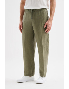 Jaggy pantalone con laccio in lino Bruce JMP033KSC101261 [4af79e78] 2