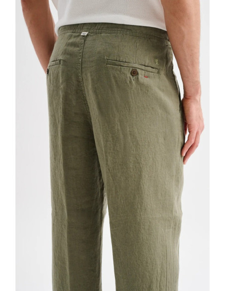 Jaggy pantalone con laccio in lino Bruce JMP033KSC101261 [219c5b6f]