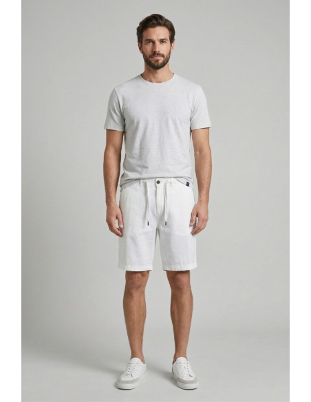 Jaggy bermuda jogger in lino Gilbert JMC034KSC101S25 [0e32c26b]