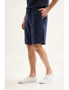 Jaggy bermuda jogger in lino Gilbert JMC034KSC101S25 [fb17fa64] 2